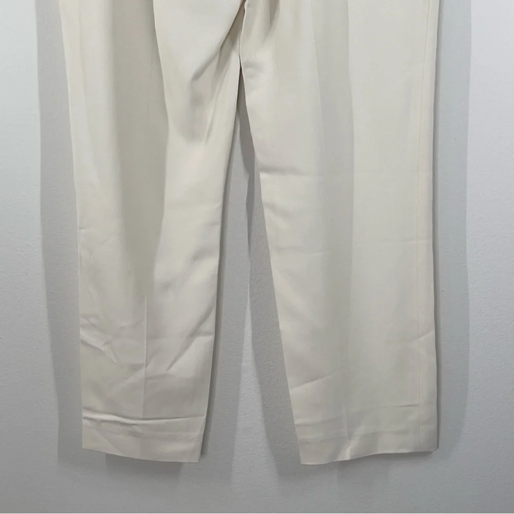 RAG & BONE New York Women’s Size 10 Cream Straight Legged Tailored Suit Pants